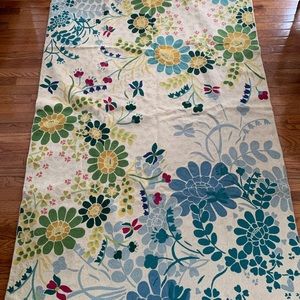 Anthropologie Floral Rug